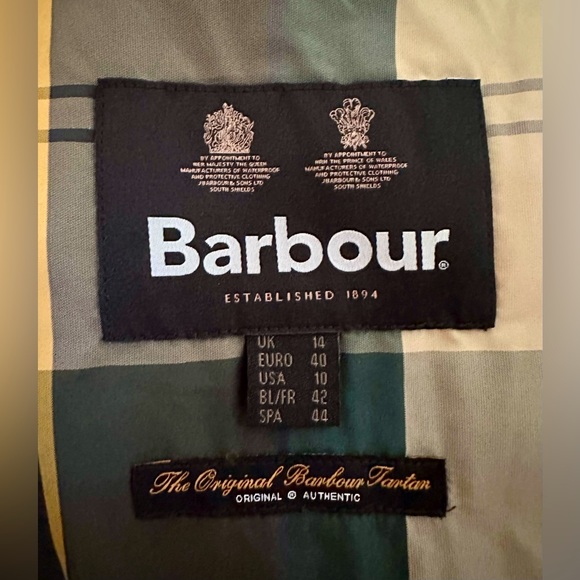 NWTs Barbour Mickley Quilted Jacket. Sage/Ancient. Sz. 10 US (14 UK) - Picture 14 of 16